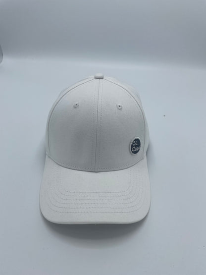 Cú Baseball Cap with small embroidered patch - Bright White