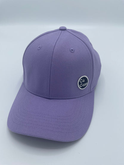 Cú Baseball Cap with small embroidered patch - Orchid Blue