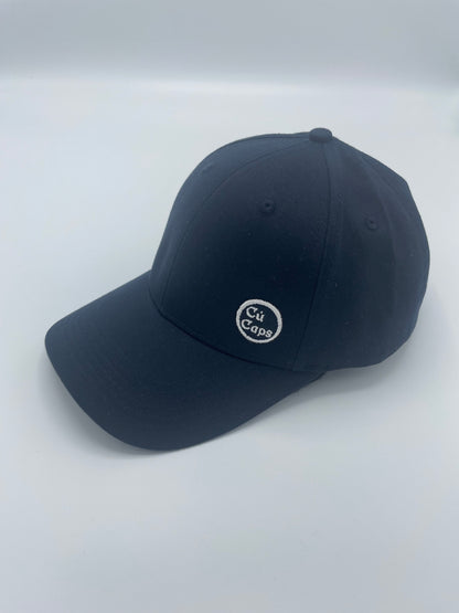 Cú Baseball Cap with small embroidered patch - Navy Blue